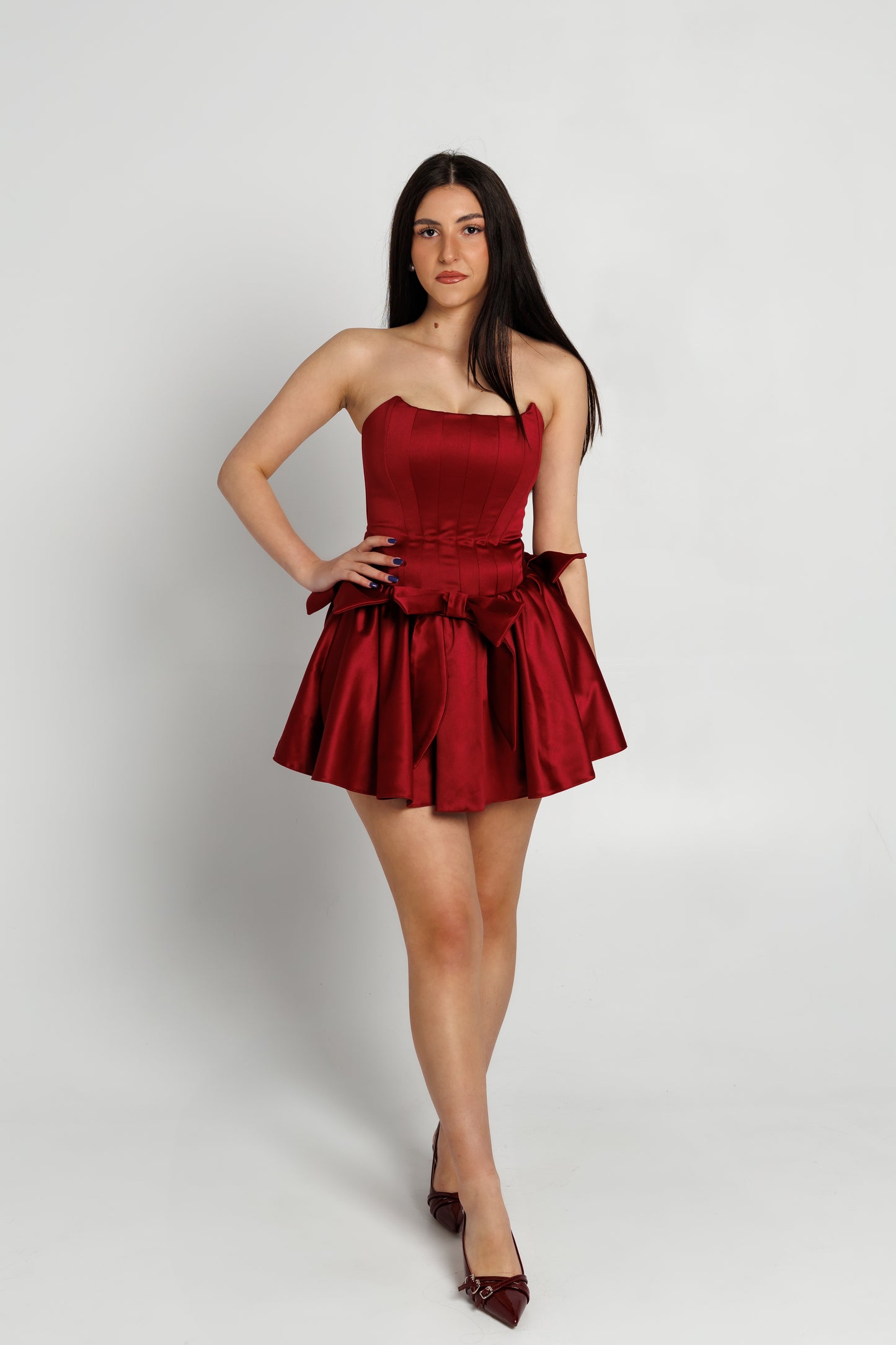 Rochie Aliura Vișinie